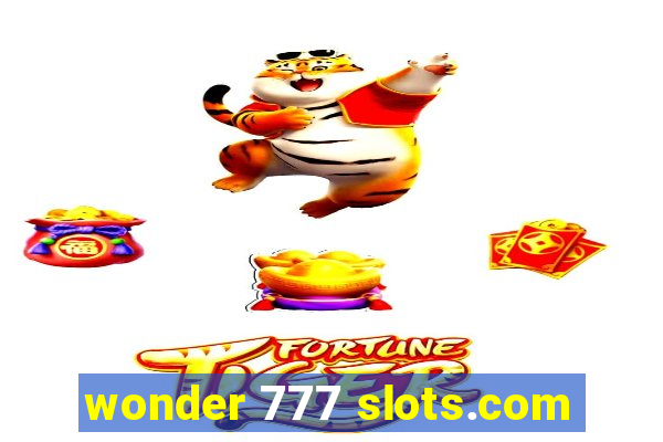 wonder 777 slots.com